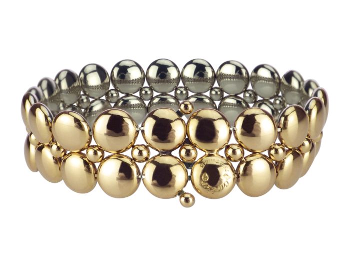 Cartier Draperie Armband 18 K 750 Gold platiniert 62,8 g Zertifikat Etui!