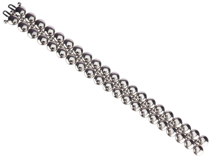 Cartier Draperie Armband 18 K 750 Gold platiniert 62,8 g Zertifikat Etui!