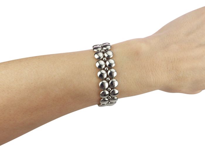 Cartier Draperie Armband 18 K 750 Gold platiniert 62,8 g Zertifikat Etui!