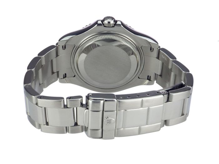 Rolex Yacht-Master 35 Rolesium Ref. 168622 Platin Box Automatik Armbanduhr!